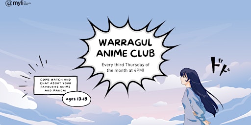 Warragul Anime Club @ Warragul Library primary image