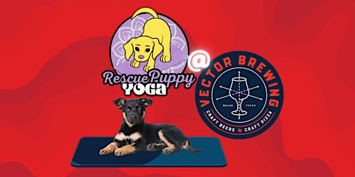 Immagine principale di Rescue Puppy Yoga @ Vector Brewing 