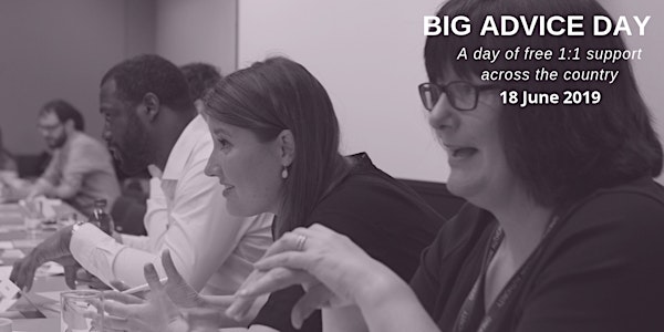 Big Advice Day Advisor Sign Up – Small Charity Week 2019