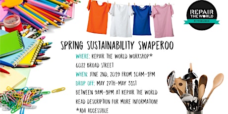 Repair the World: Spring Sustainability Swaperoo! primary image