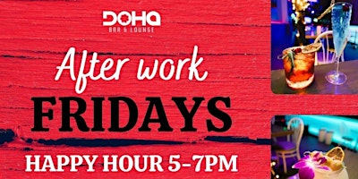 Friday Happy Hour Party NYC  at Doha Bar Lounge in Long Island City, Queens primary image