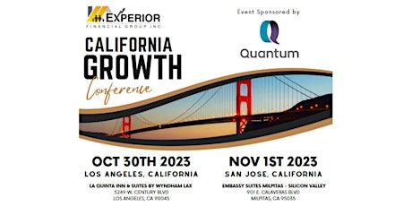 Experior California Growth Conference - San Jose primary image