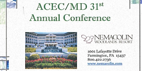 ACEC/MD 31st Annual Conference primary image