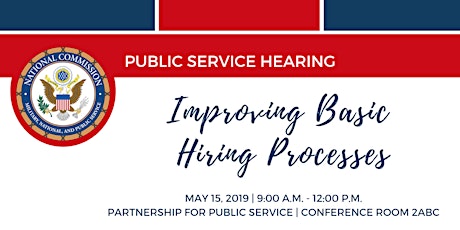 Public Service Hearing: Improving Basic Hiring Processes   primary image