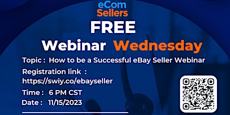 How to be a Successful eBay Seller– Free Webinar primary image