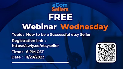 How to be a Successful etsy Seller– Free Webinar primary image