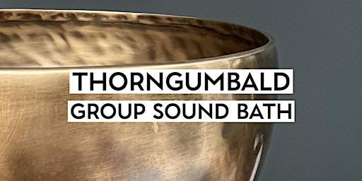 Immagine principale di Relaxing group sound bath - Thorngumbald 