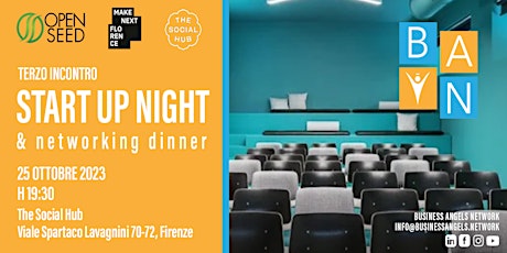 STARTUP NIGHT - BUSINESSANGELS.NETWORK - Terzo Incontro Startup 2023  primärbild