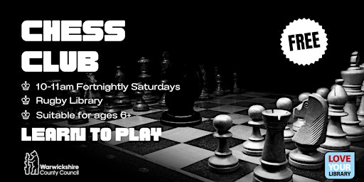 Imagem principal do evento Chess Club at Rugby Library