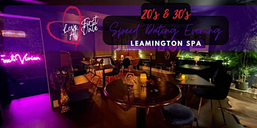 Imagem principal de 20's & 30's Speed Dating Evening in Leamington Spa