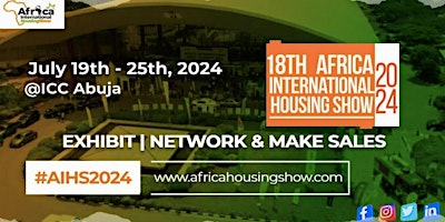 Image principale de 18th Africa International Housing Show