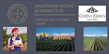 Immagine principale di Argentinian Wine Tasting @ SWEENEY'S D3 