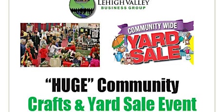 HUGE Community Crafts and Yard Sale Event Nov. 16th - SOLD OUT  primary image