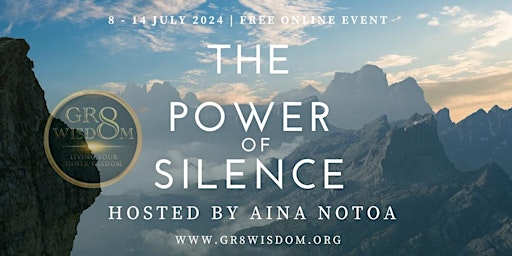 Imagem principal do evento The Power of Silence 2024 | Online Fasting