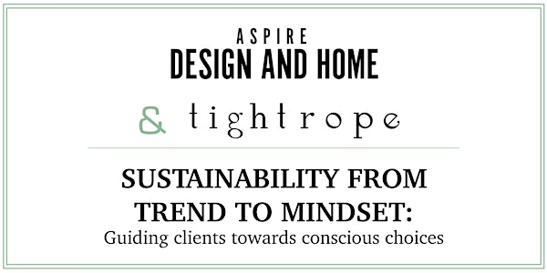 SUSTAINABILITY FROM TREND TO MINDSET
