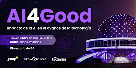 AI4Good - Conferencia de Inteligencia Artificial generativa con impacto  primärbild