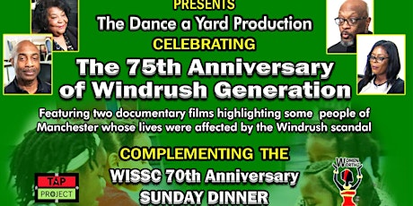 Primaire afbeelding van Windrush 75th & WISSC 70th Celebration Sunday Dinn