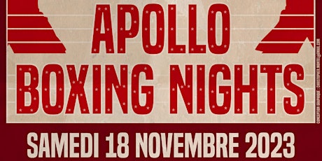 Image principale de Apollo Boxing Nights Paris - Gala de Boxe 18/11/2023