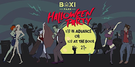 Imagem principal do evento Halloween Night (21+) Party at Boxi Park