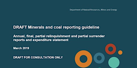 Information Session:    DRAFT Mineral and Coal Reporting Guideline primary image