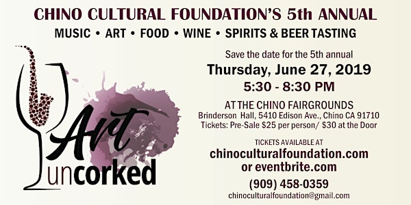 5th Annual Art Uncorked