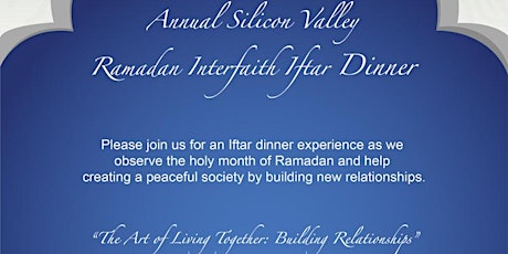 Ramadan Interfaith Iftar Dinner at Pacifica Institute Silicon Valley primary image