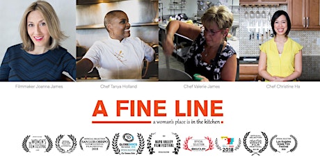 Primaire afbeelding van A Fine Line Screening, Q&A w/ Filmmaker and Celebrity Chefs + 4-Course Menu
