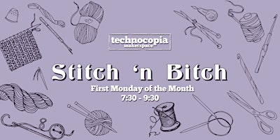 Stitch 'n Bitch at Technocopia primary image