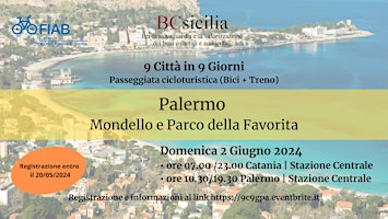 9 Città in 9 Giorni - Ciclotour "Palermo: Mondello e Parco della Favorita" primary image
