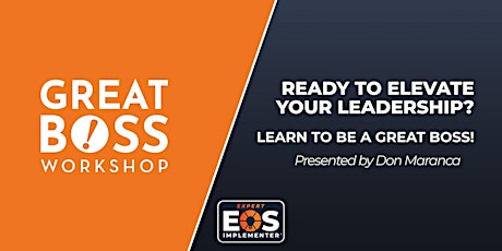 Great Boss Workshop - Virtual