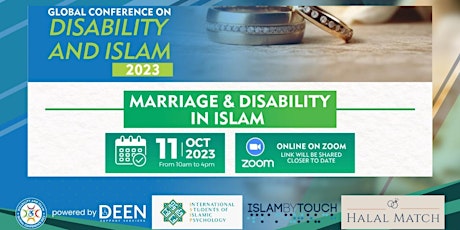 Global Conference on Disability in Islam: Marriage & Disability in Islam primary image