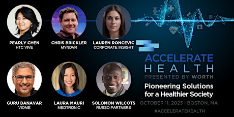 Accelerate Health: Pioneering Solutions for a Healthier Society primary image