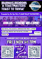 SOCIAL AND QUIZ (open to all): Brainwave Brewdown: ‘A Toast to Trivia!' primary image