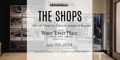 Imagem principal do evento The Shops - FashionBar’s Single Day Pop-up - July Edition