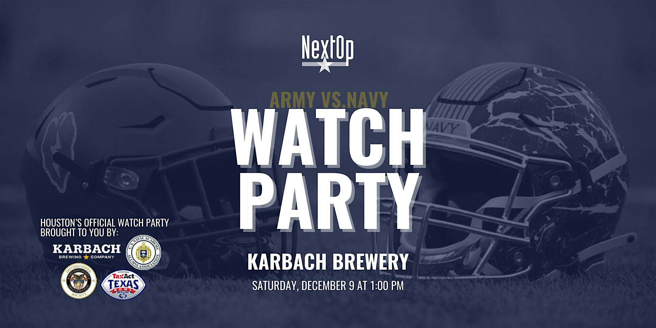 2023 Houston Army – Navy Game Watch Party!
