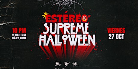 Estéreo: The Supreme's Halloween primary image