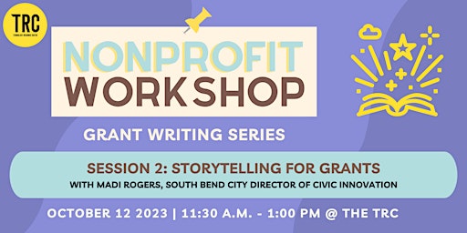 Nonprofit Workshop: Storytelling For Grants primary image