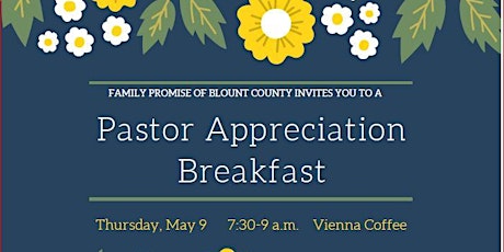 Pastor Appreciation Breakfast primary image