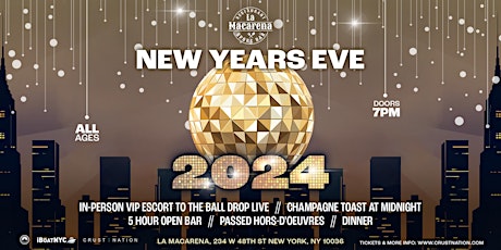 Hauptbild für New Year's Eve 2024 NYC Times Square | In-Person VIP escort to BALL DROP