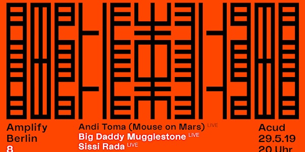 Amplify Berlin 8: Andi Toma / Big Daddy Mugglestone / Sissi Rada