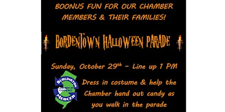 Chamber Members Hand Out Candy in Bordentown Halloween Parade primary image