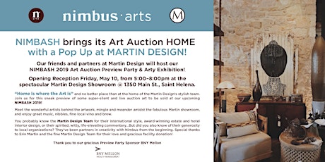 NIMBASH 2019 Art Auction Preview at Martin Design! primary image