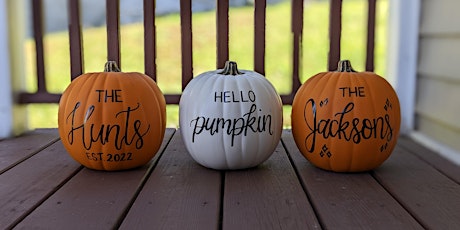 LIVE Lettered Pumpkins and Fall Cocktails primary image