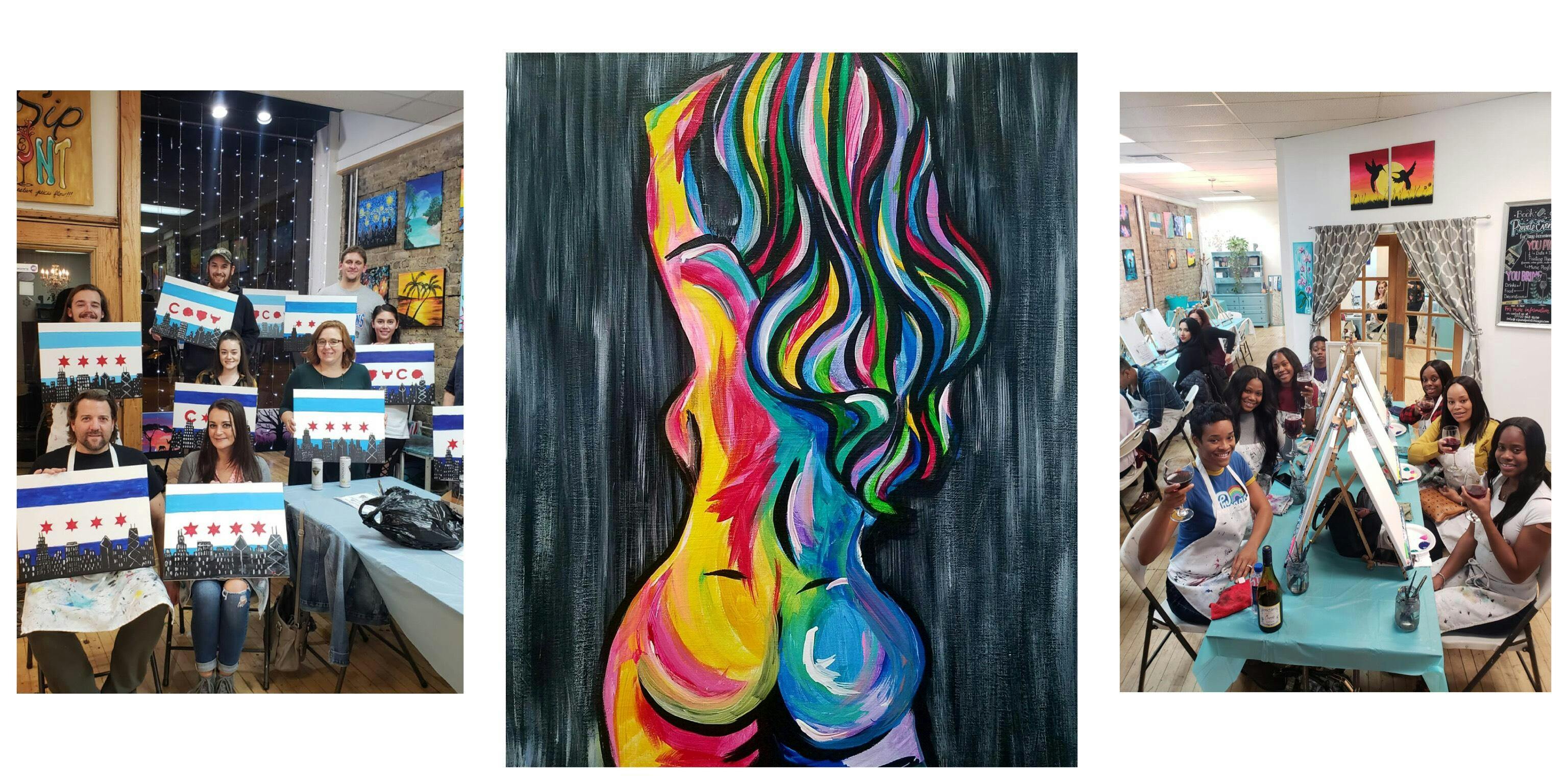 BYOB Sip & Paint Event - 50 Shades of Color