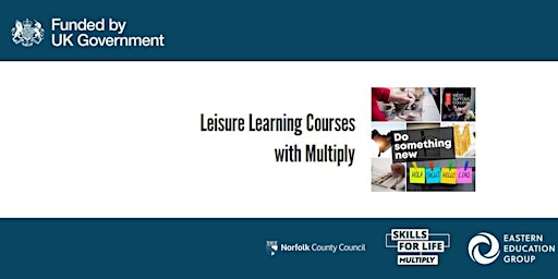 Imagem principal de Multiply funded courses with West Suffolk  College in Thetford