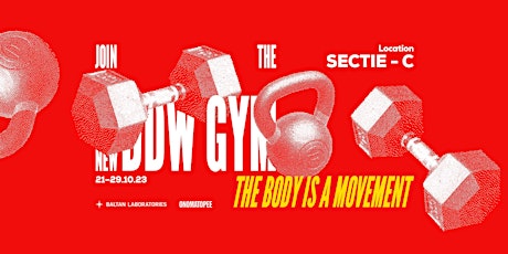 Imagem principal do evento The Body is a Movement | Join the new DDW Gym