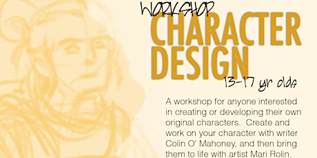 Hauptbild für Character design with Colin O'Mahoney and Mari Rolin, Graphic Artists