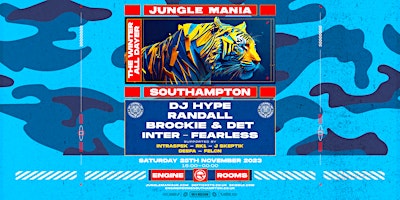 Jungle Mania Southampton - Winter All Dayer Poster