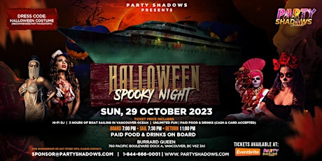Halloween Spooky Night | Boat Party by Party Shadows primary image
