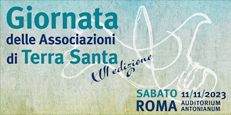 XVI Giornata delle Associazioni di Terra Santa primary image